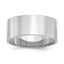 Sterling Silver Rhodium-plated 9mm Flat Size 9 Band