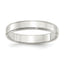 Sterling Silver Flat Wedding Band 4mm