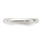 Sterling Silver 3mm Half Round Size 13.5 Band