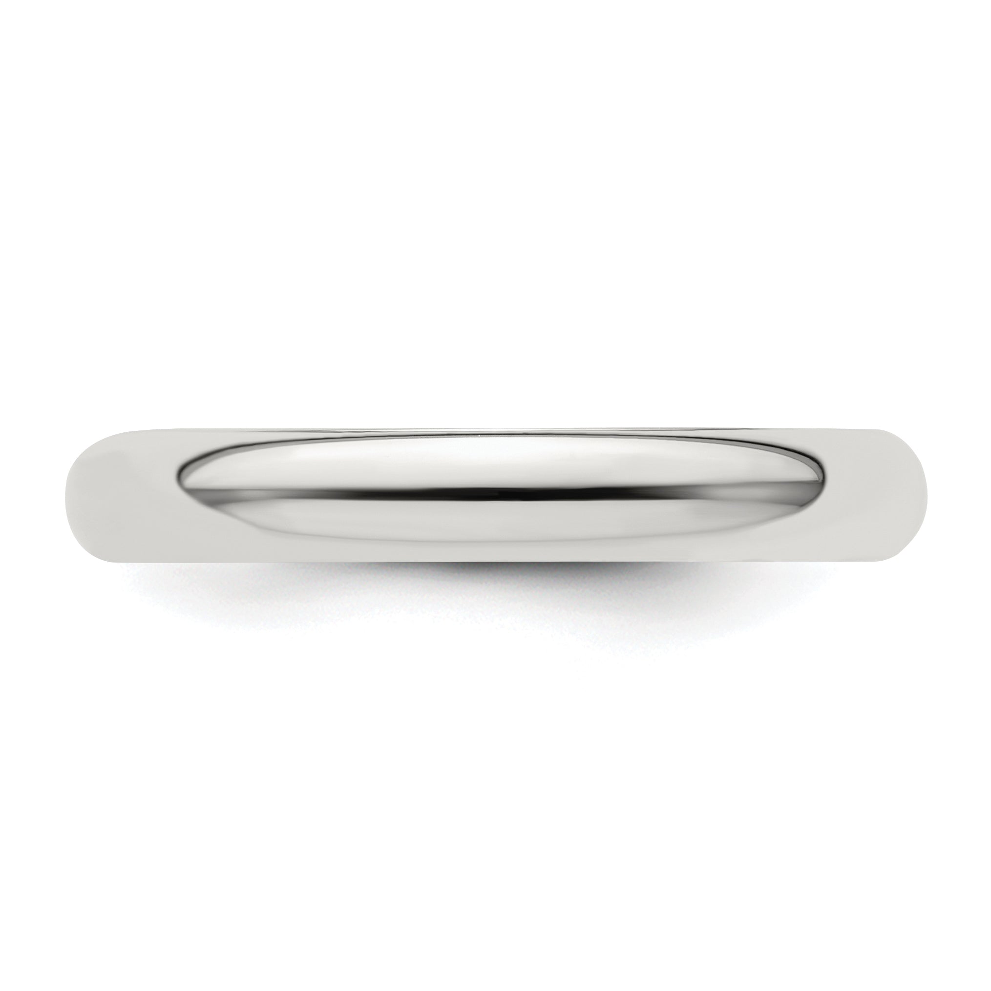Sterling Silver 3mm Half Round Size 10.5 Band