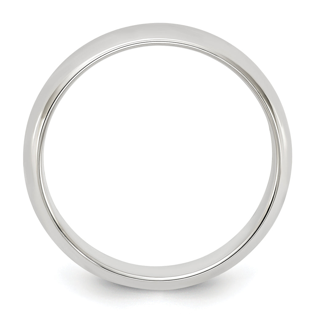 Sterling Silver 5mm Half Round Size 5 Band