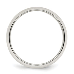 Sterling Silver 7mm Half Round Size 13.5 Band