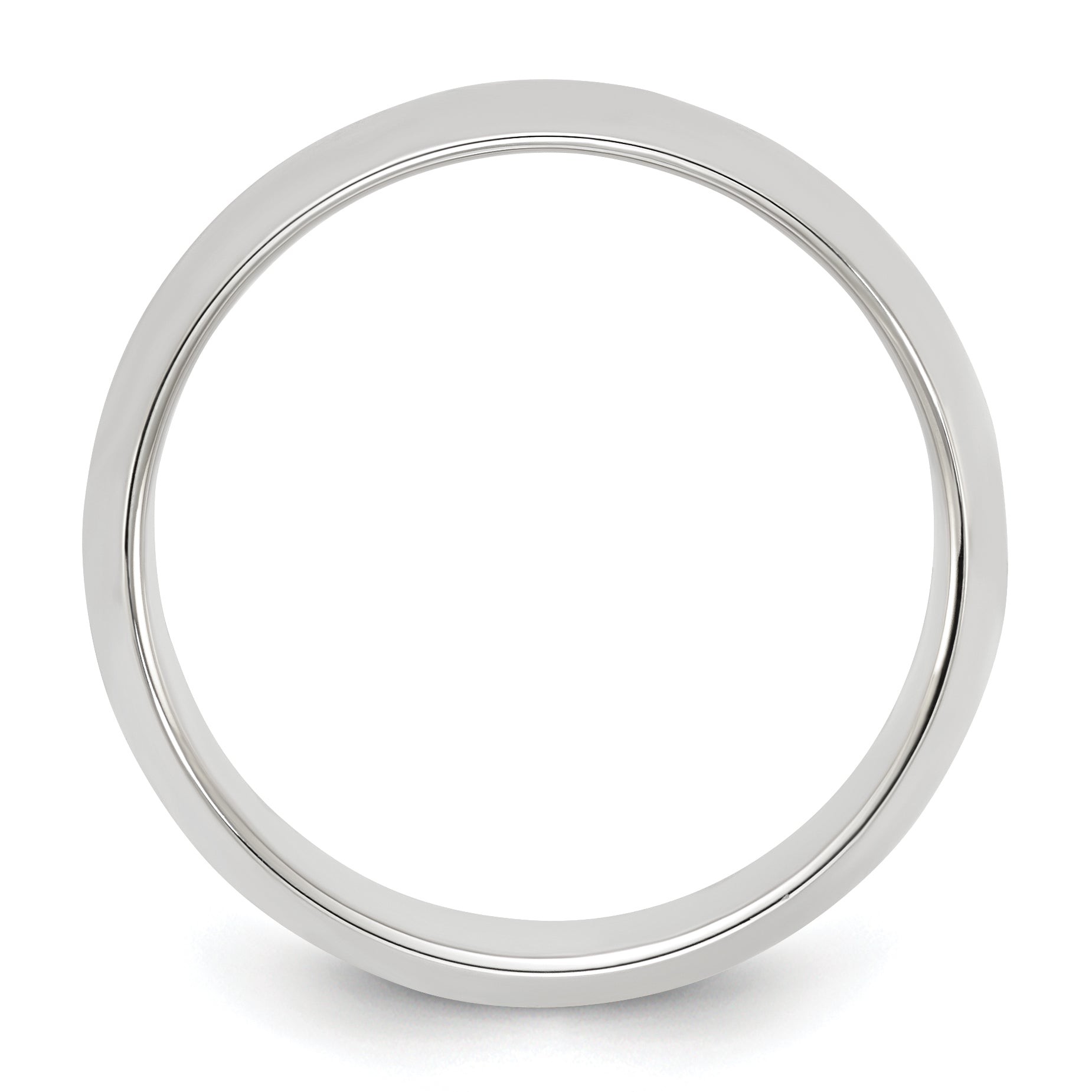 Sterling Silver 8mm Half Round Size 13.5 Band