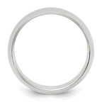 Sterling Silver 8mm Half Round Size 4 Band