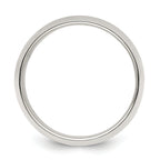 Sterling Silver Half-Round Wedding Band 9mm