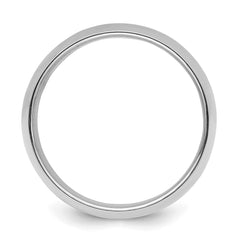 Sterling Silver Rhodium-plated 9mm Half-Round Size 9.5 Band