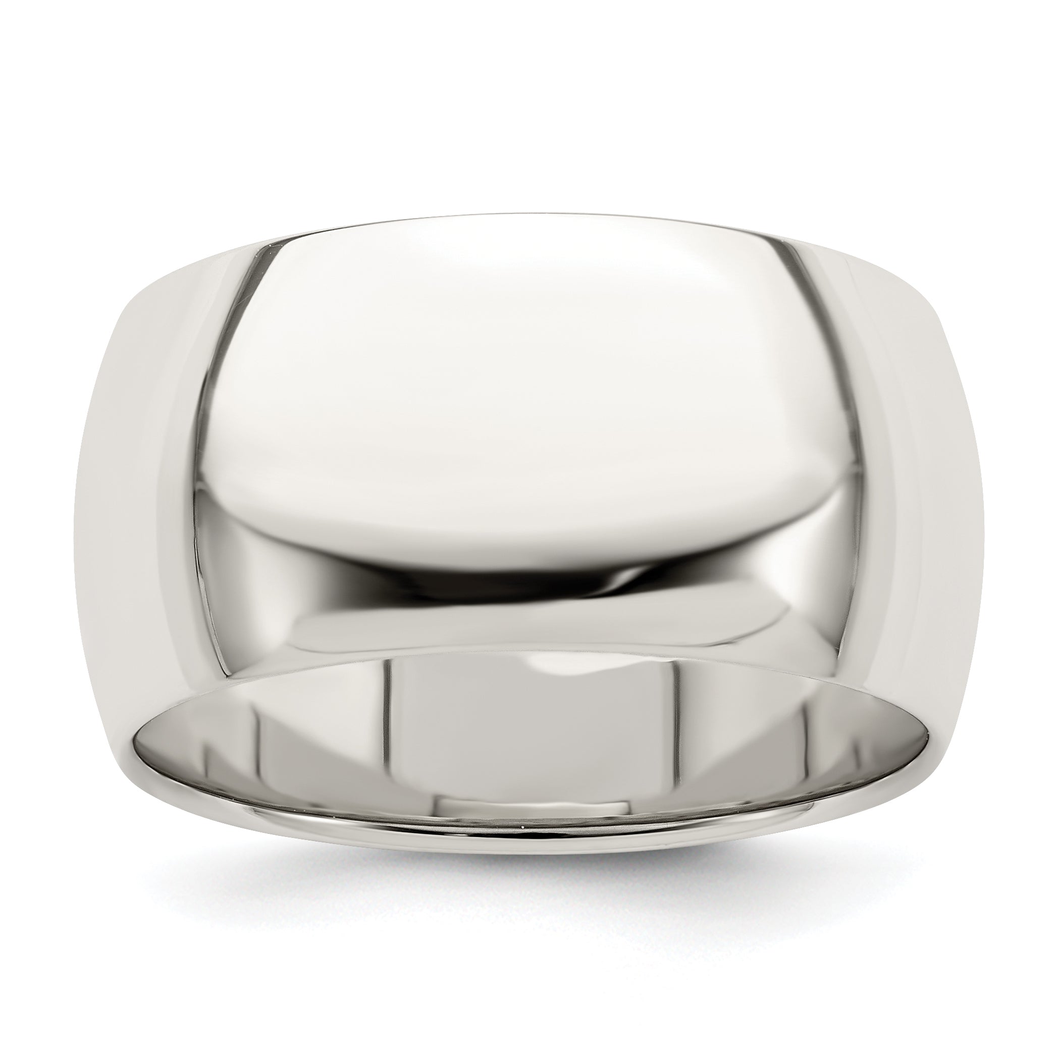 Sterling Silver 10mm Half Round Size 4 Band Main image