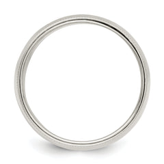 Sterling Silver 9mm Half Round Milgrain Size 13.5 Band