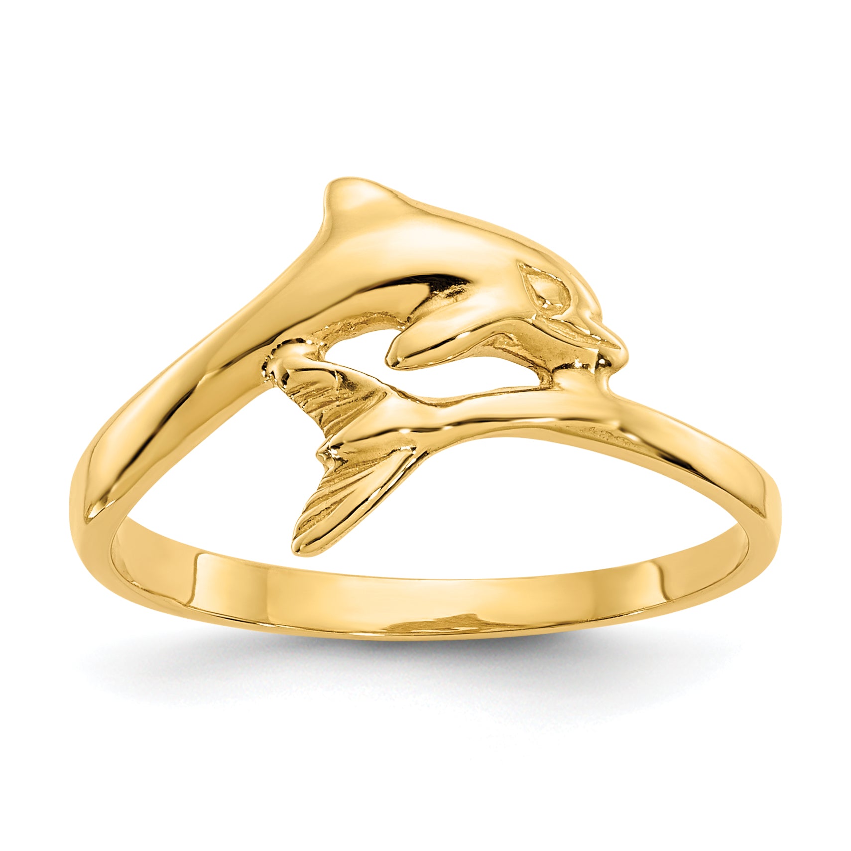 14k Dolphin Ring Main image