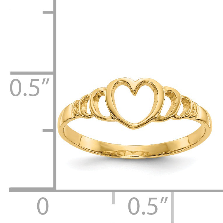 14k Children's Heart Ring