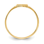 14k Childs Polished & Satin Ring