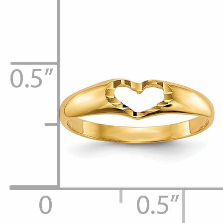 14k Children's Heart Ring