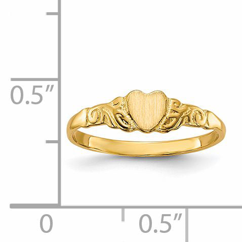 14k Childs Heart Ring