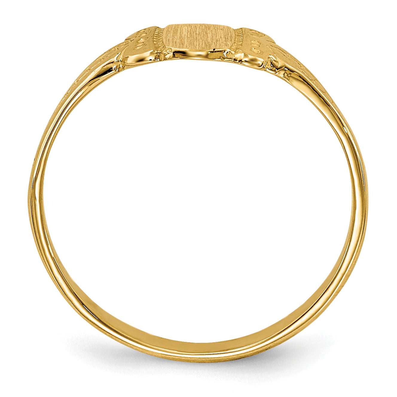 14k Childs Signet Ring Secondary image