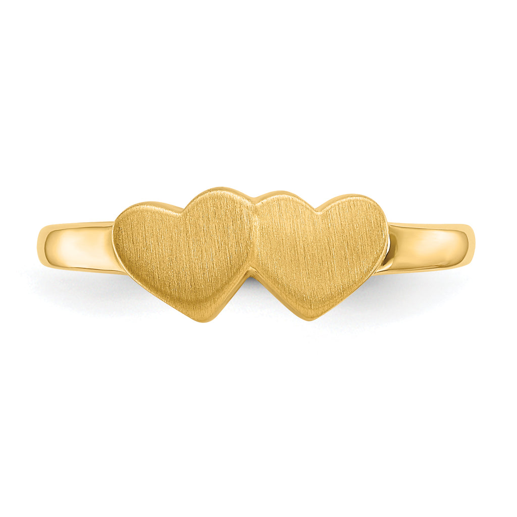 14k 5.5x5.0mm Open Back Signet Ring