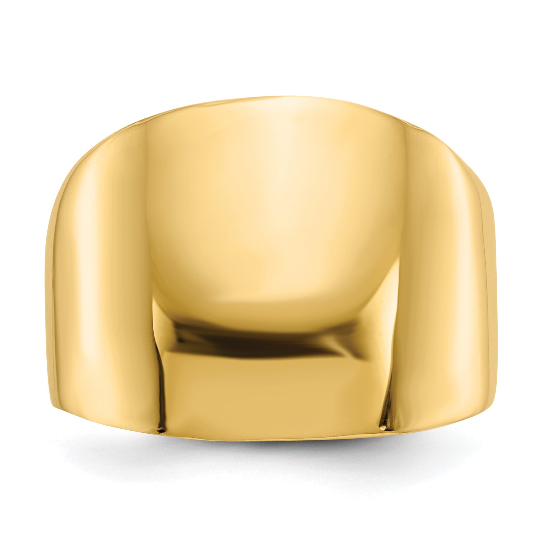 14k Polished Dome Ring