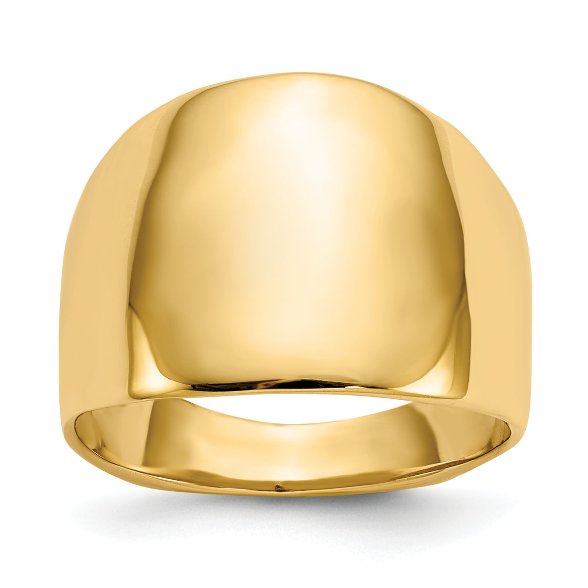 14k Polished Dome Ring