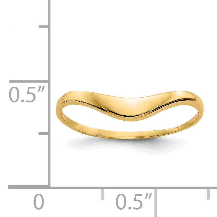 14k Polished Dome Ring