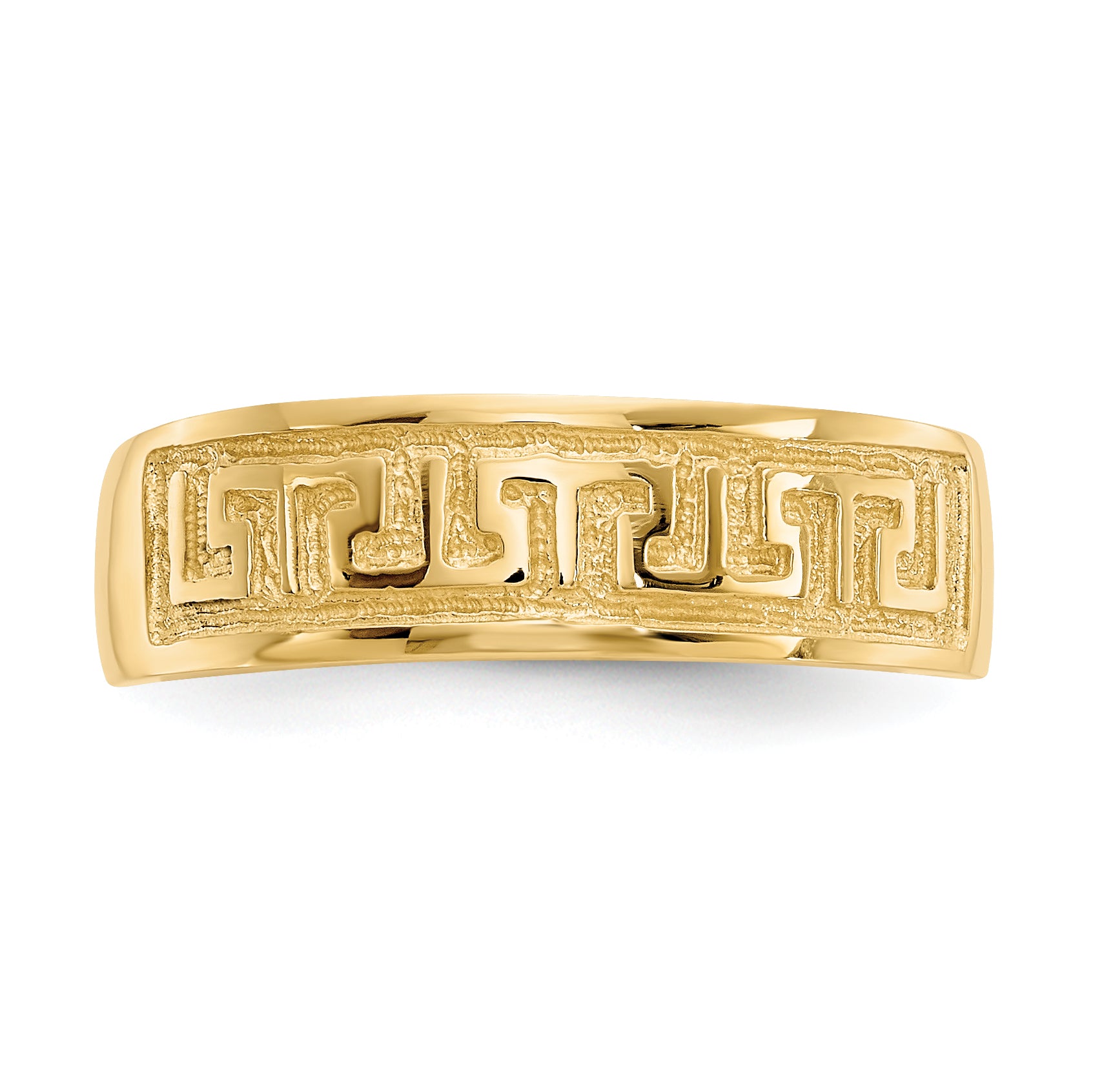 14k Greek Key Toe Ring