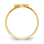 14k Polished Angel Ring