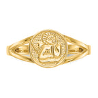 14k Polished Angel Ring