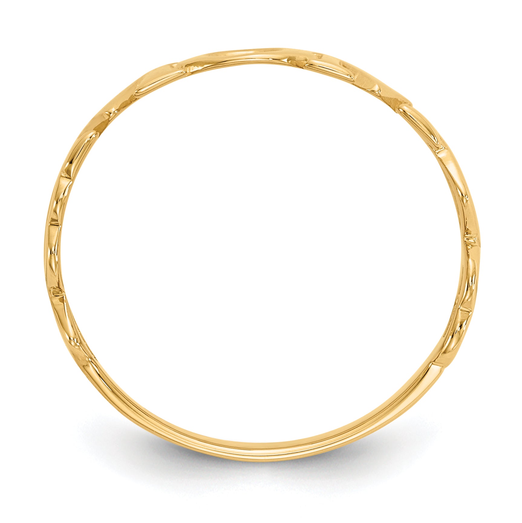 14k Polished Mom Ring