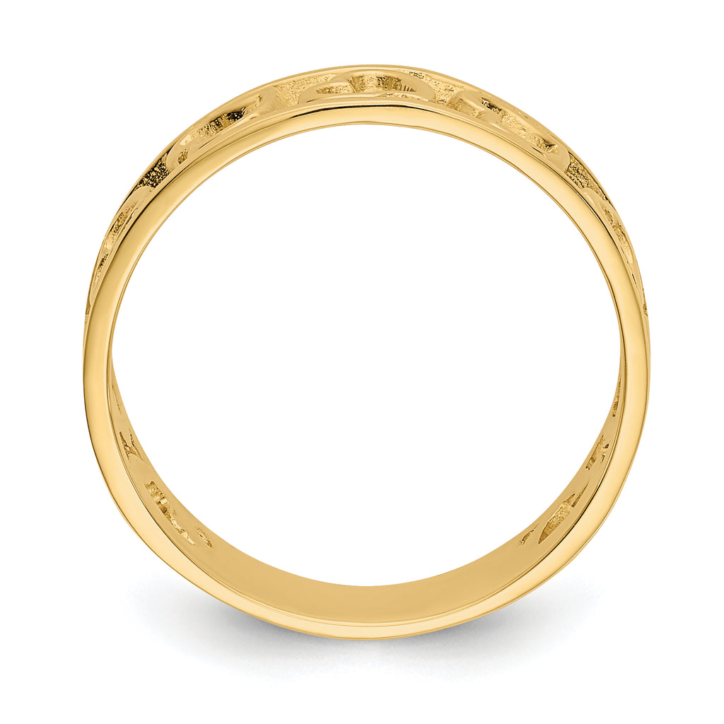 14k Heart Ring
