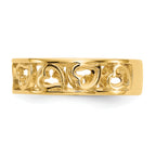 14k Heart Ring