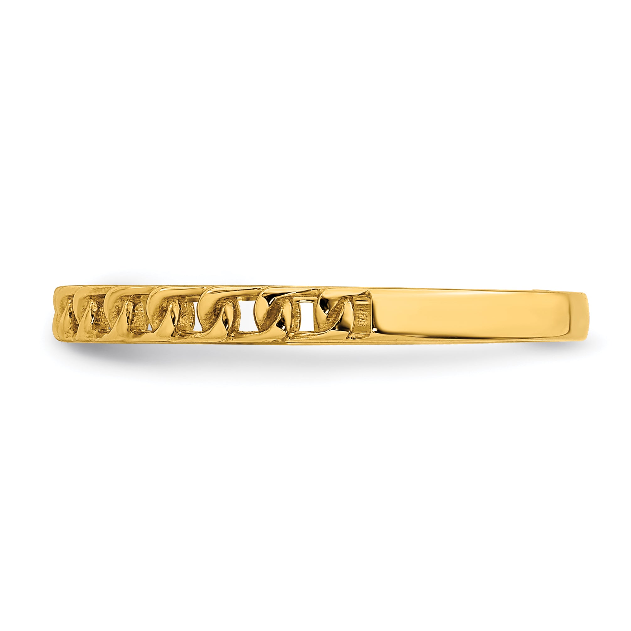 14K 1.8mm Link Design Band