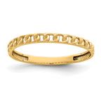 14K 1.8mm Link Design Band