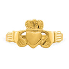 14k Polished Claddagh Ring