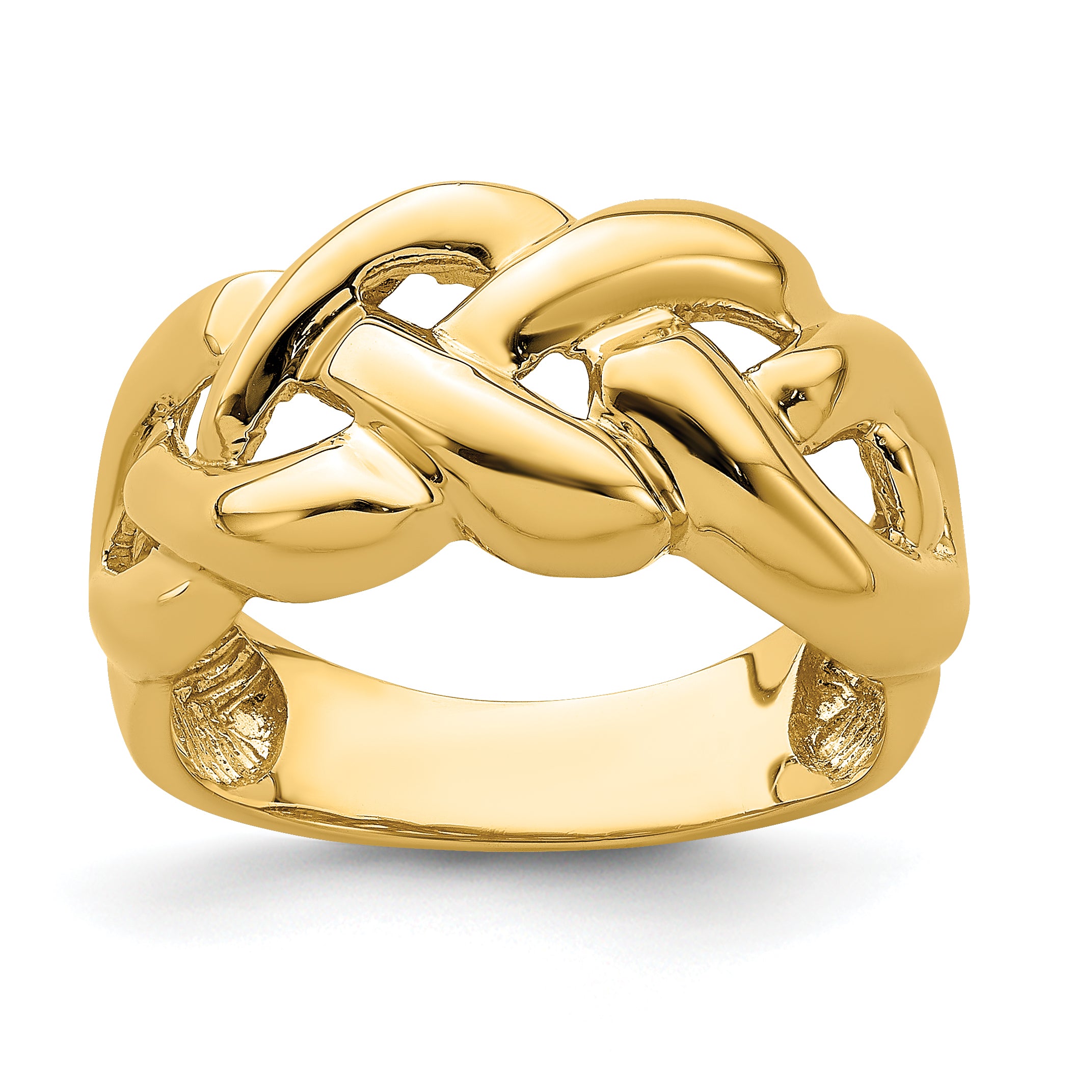 14k Polished Entwined Braided Ring Main image