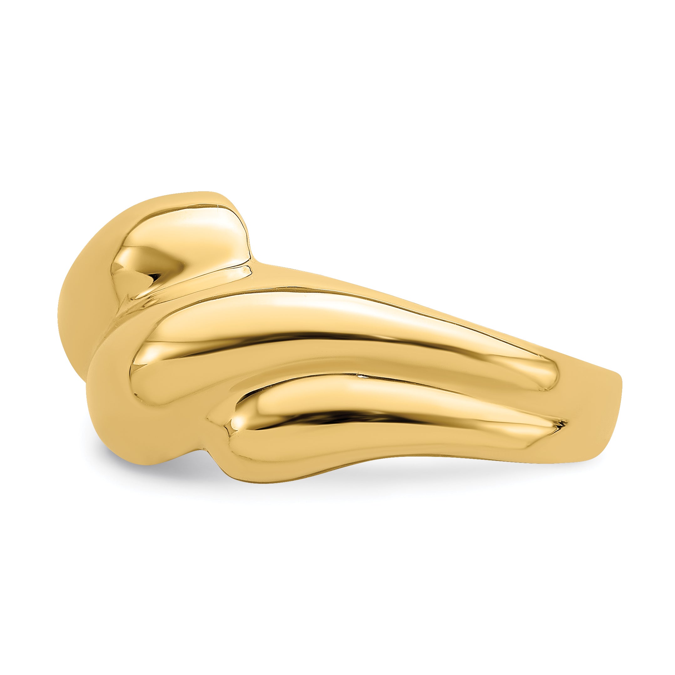 14k Polished Fashion Dome Ring