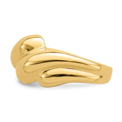 14k Polished Fashion Dome Ring