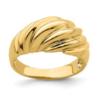 14k Polished Shrimp Fashion Ring