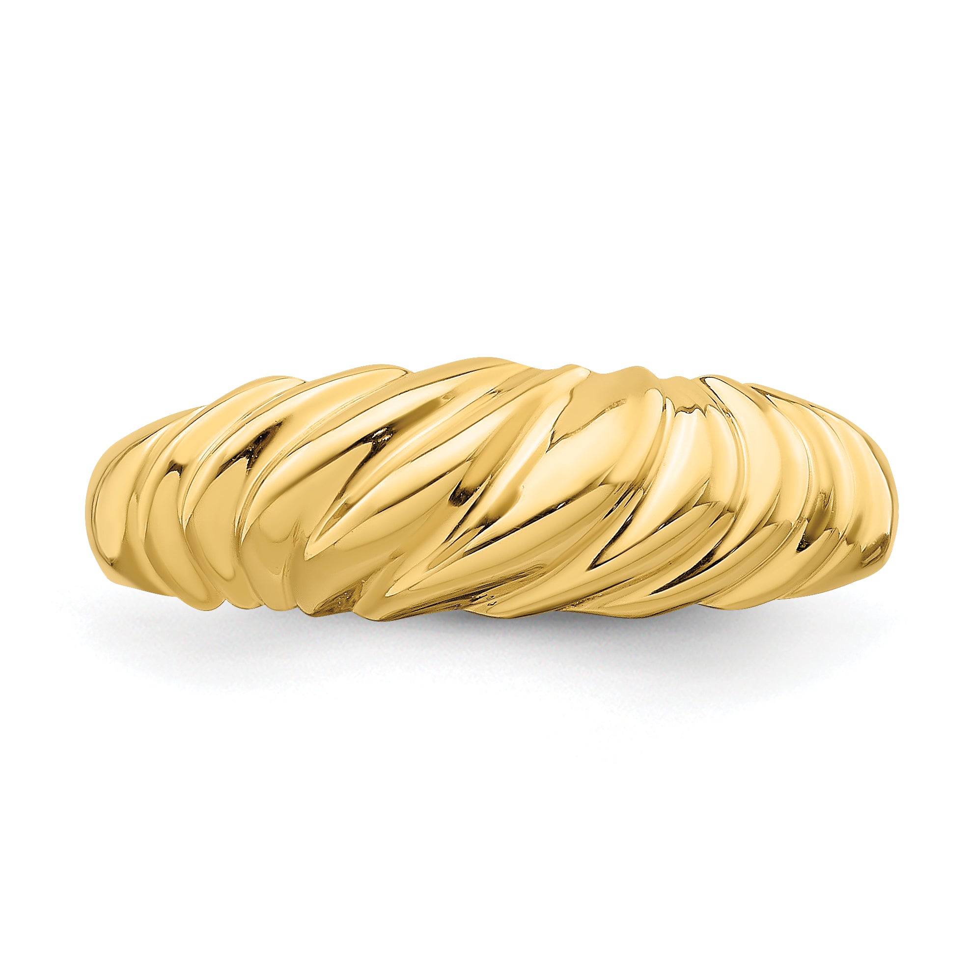 14k Polished Dome Ring