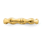 14k Polished Bamboo Band