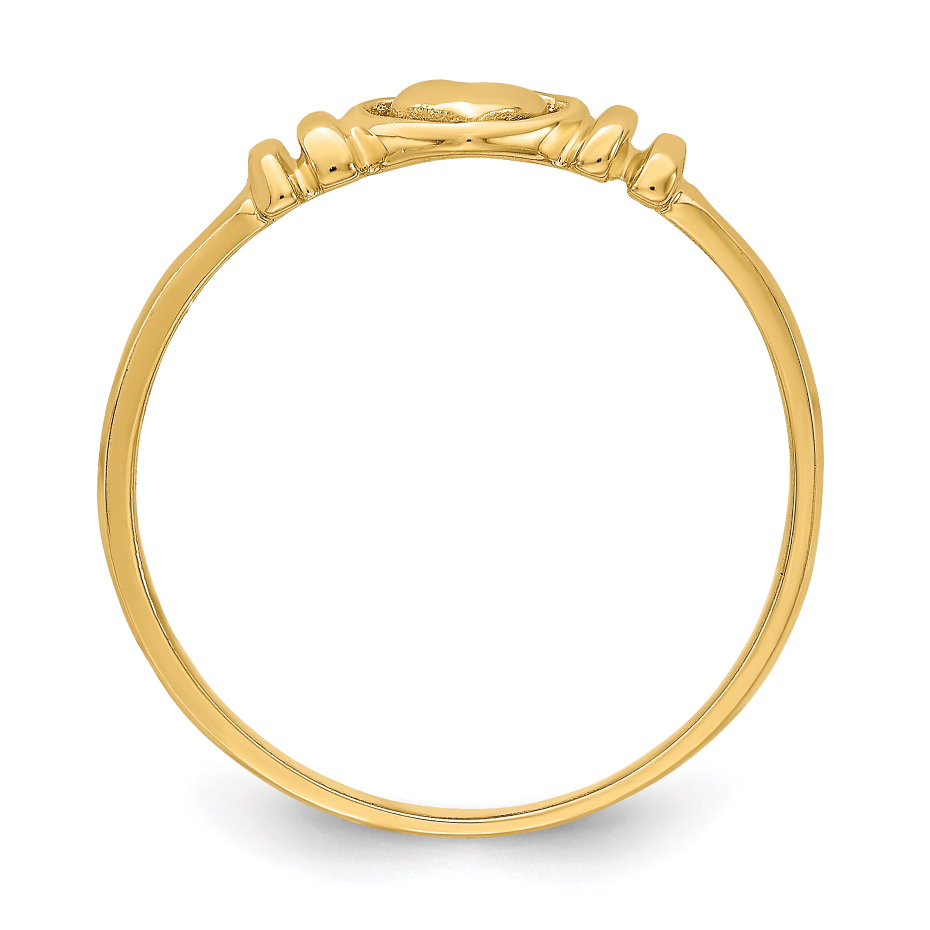 14k Polished Heart Ring Secondary image