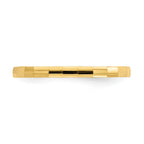 14k Bamboo Texture Band Childs Ring