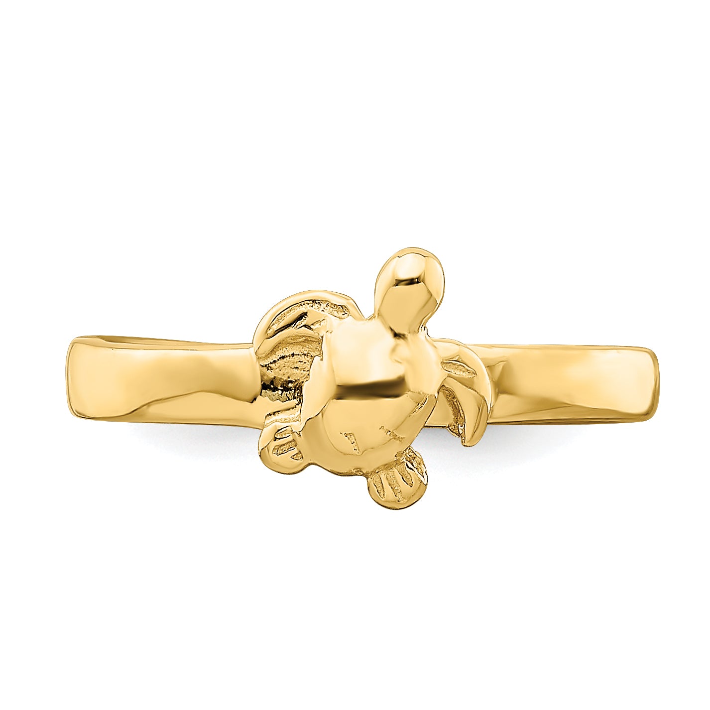 14k Adjustable Sea Turtle Toe Ring