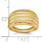 14K Polished Fancy Ring
