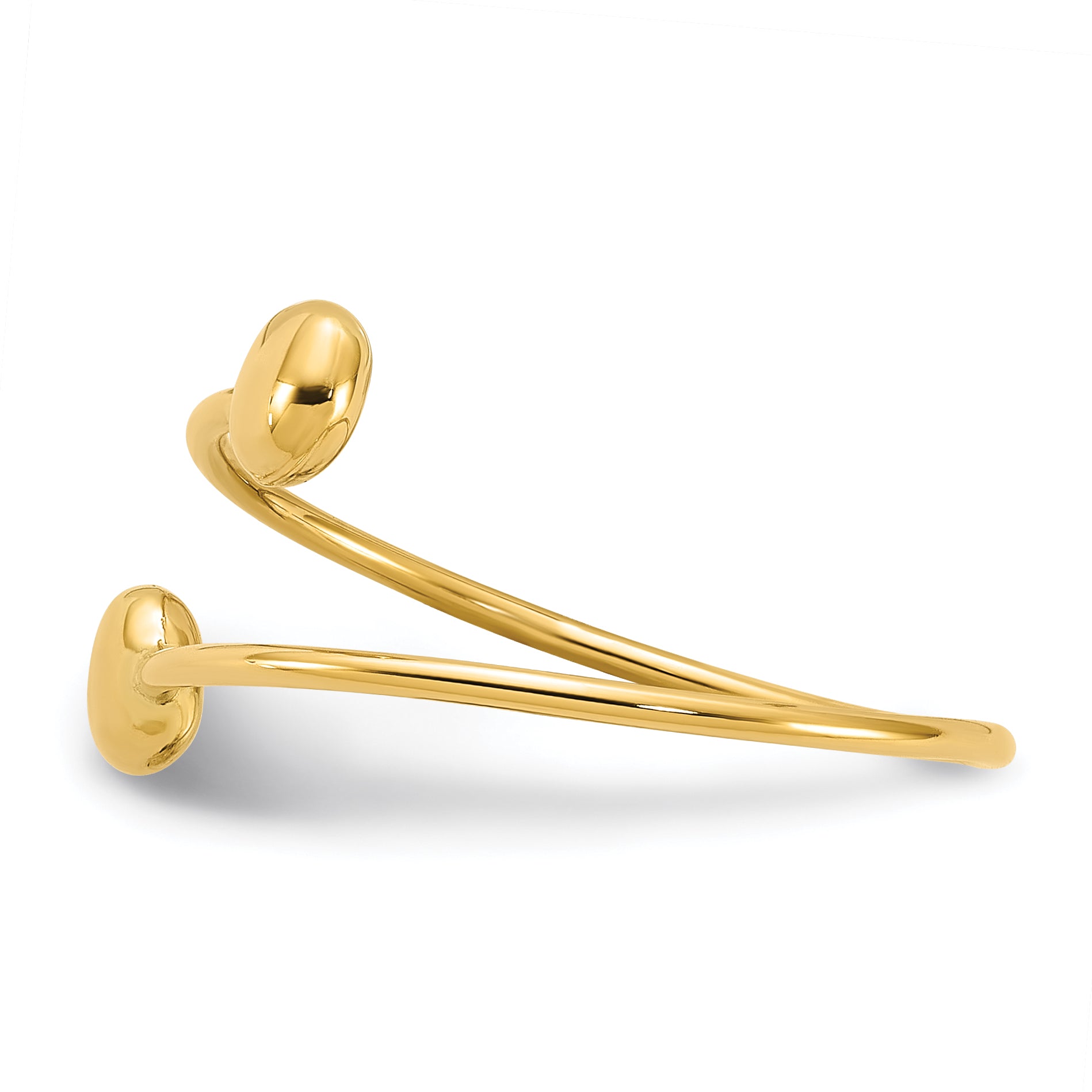 14K Polished Adjustable Fashion Ring