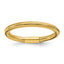 14k Polished Mesh Stretch Ring