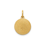 Our Lady of Guadalupe-Spanish Medal in 14K Yellow Gold, 13.25mm - Sophia Jewelers
