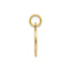 Round St. Benito Medal in 14K Yellow Gold, 14.5mm - Sophia Jewelers