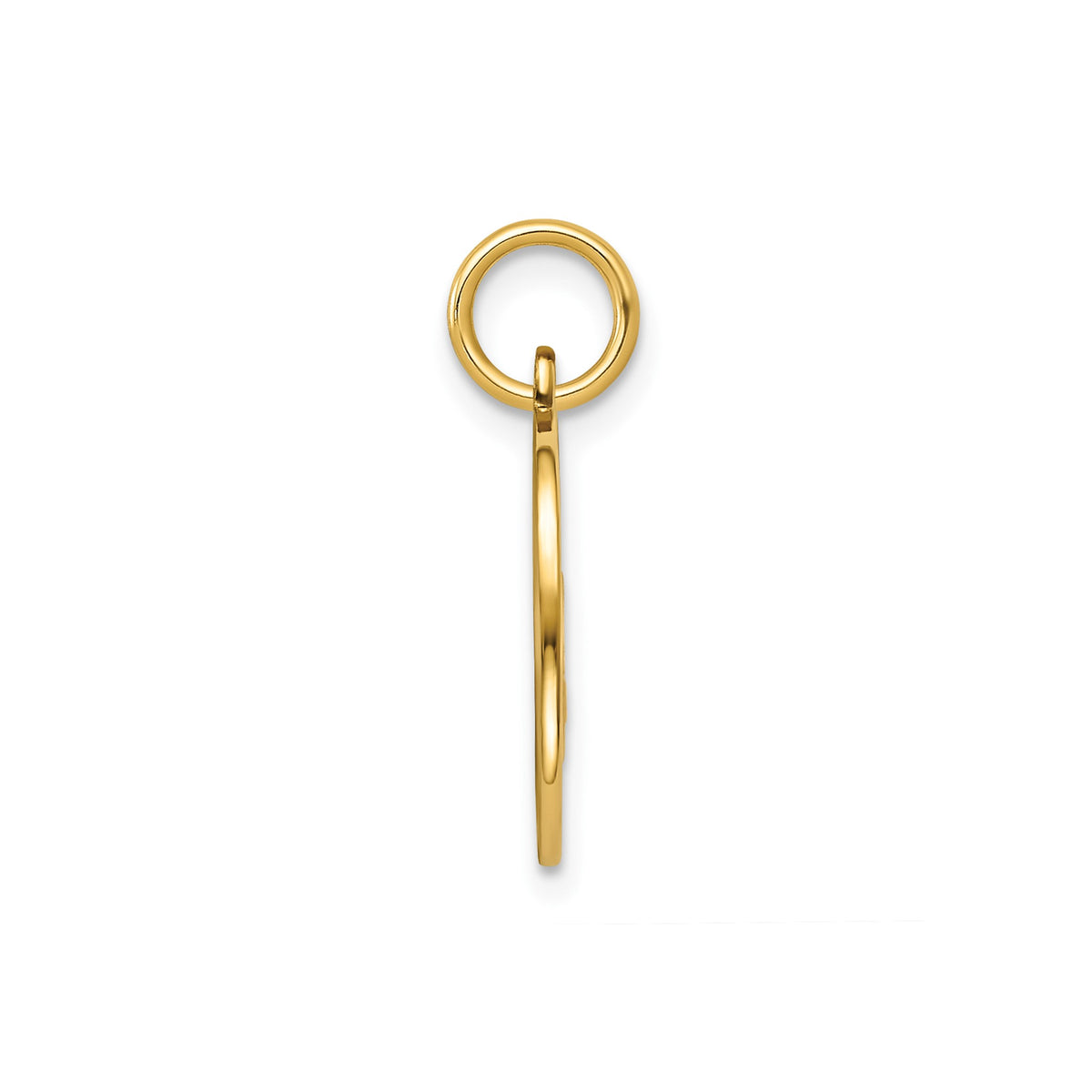 Round St. Anthony-Spanish Medal in 14K Yellow Gold, 14.5mm - Sophia Jewelers