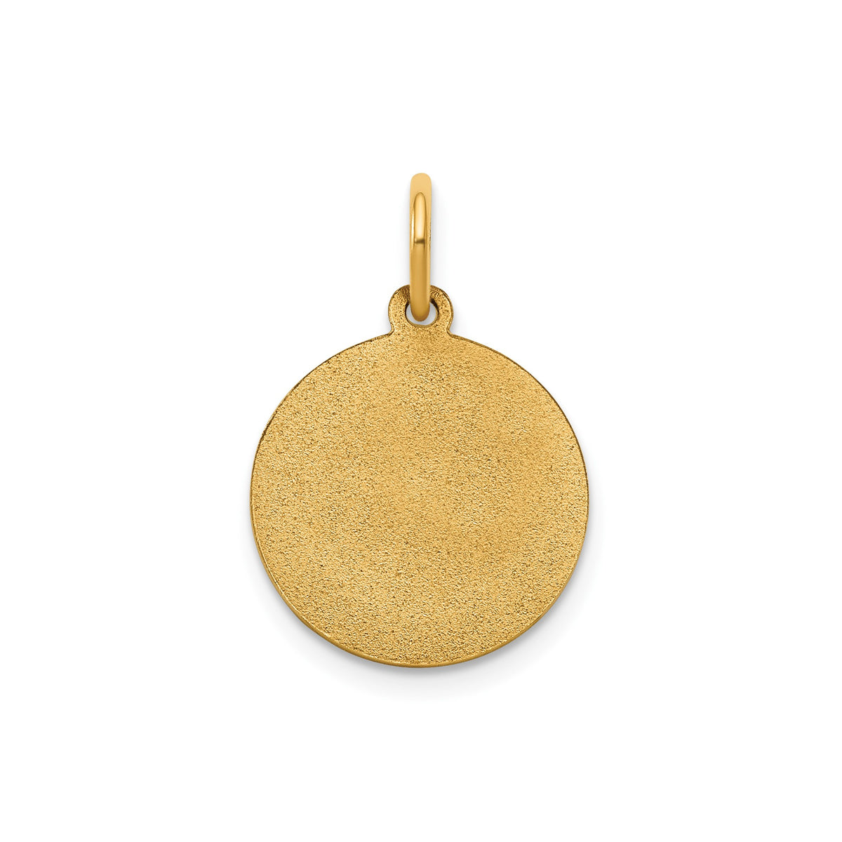 Lady of the Assumption Medal in 14K Yellow Gold, 14.5mm - Sophia Jewelers