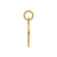 Round St. Anne-Spanish Medal in 14K Yellow Gold, 16.25mm - Sophia Jewelers