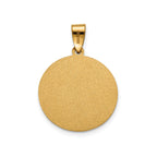 Our Lady of Sorrows Medal in 14K Yellow Gold, 18.25mm - Sophia Jewelers