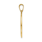 Round St. Benedict Medal in 14K Yellow Gold, 20.25mm - Sophia Jewelers